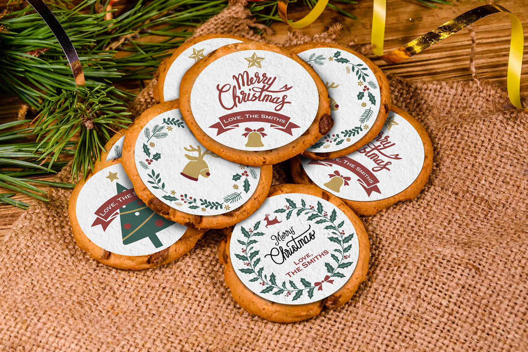 Christmas Custom Cookie Toppers