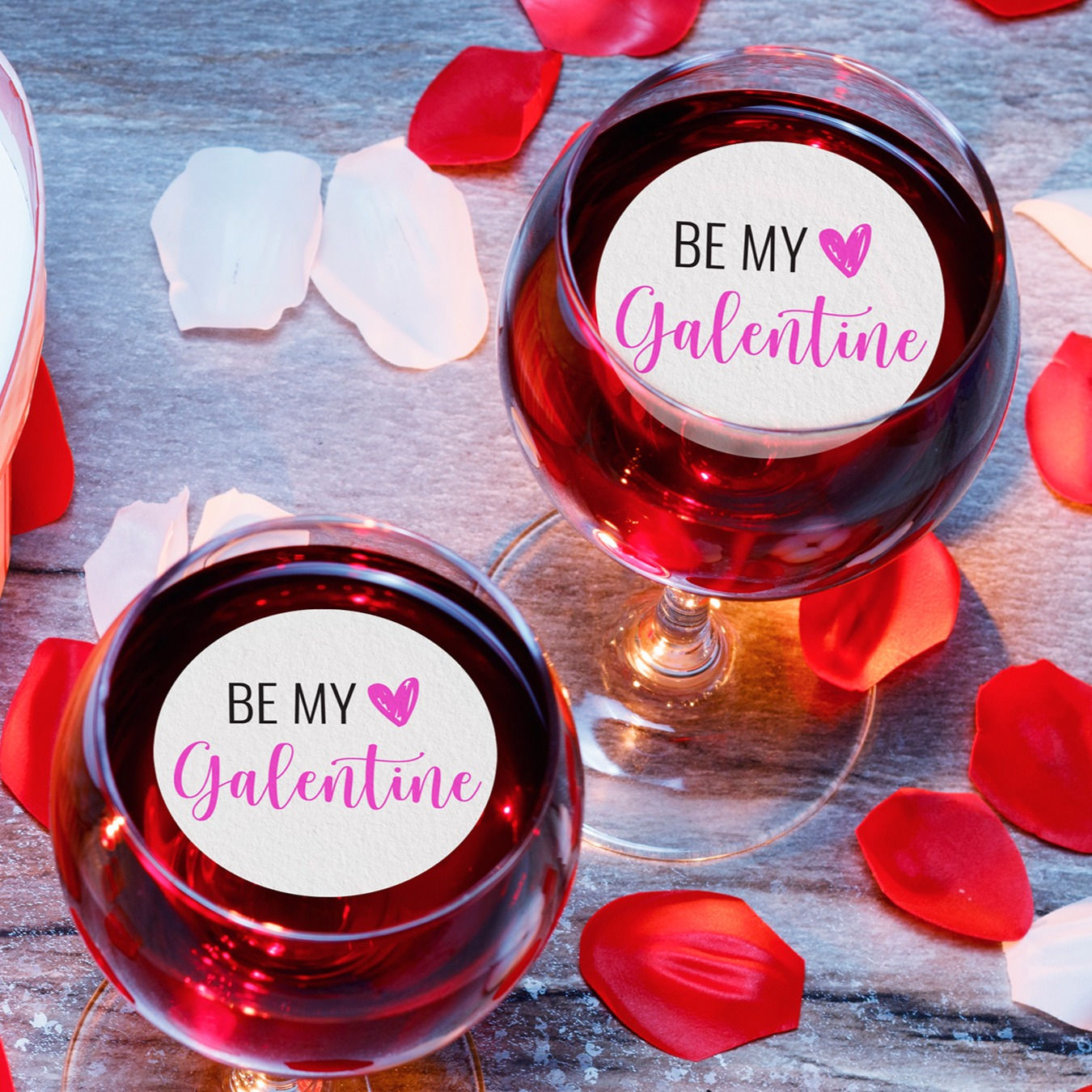 Be My Galentine Edible Drink Toppers