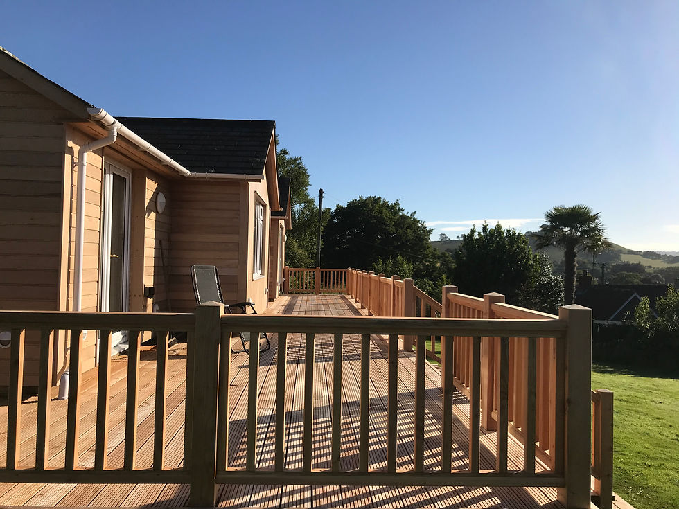 Larch Decking