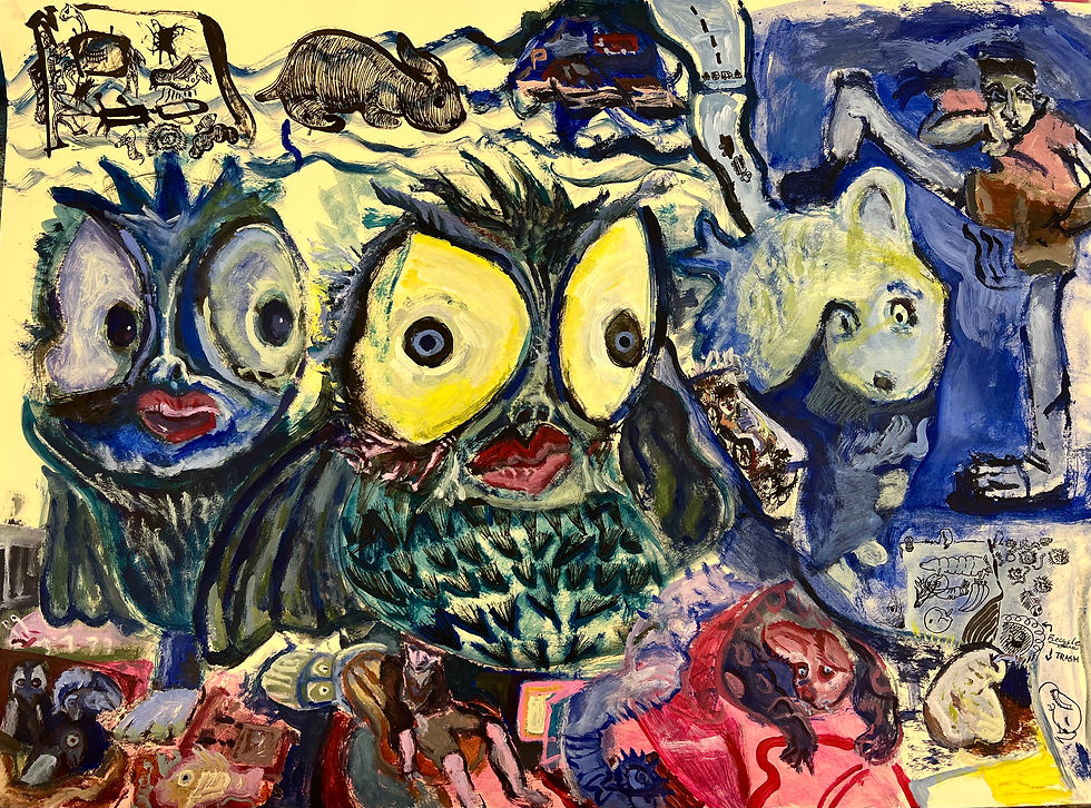 gossips in the hallway