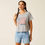 Thumbnail: Ladies Ariat Homespun Flag T-Shirt