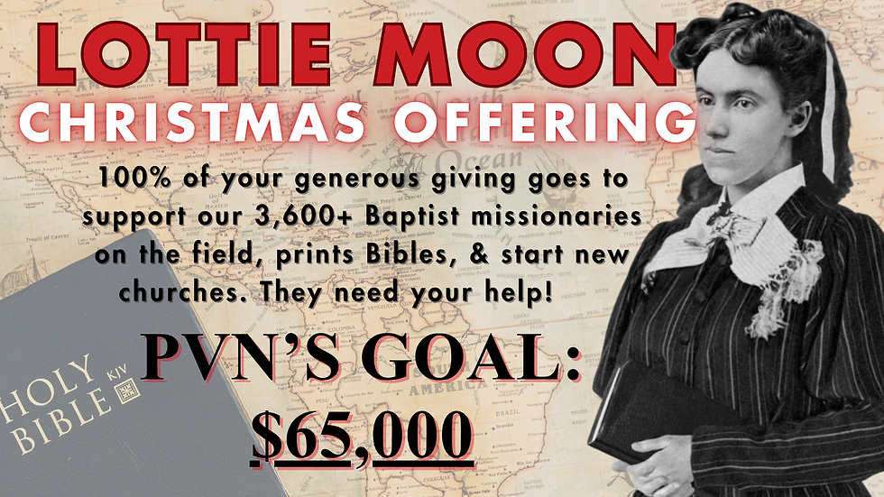 Lottie Moon Christmas Offering