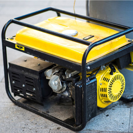 a yellow and black portable generator