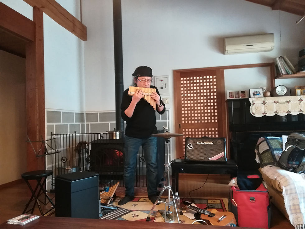 今井勉さんによるパンフルート演奏会