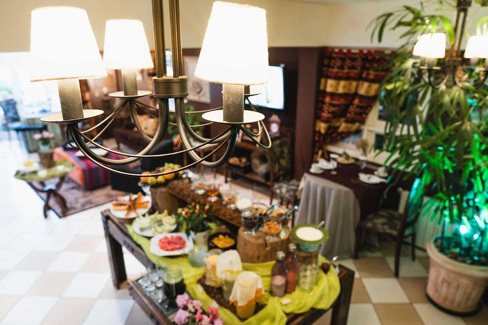 Close-up de área de lazer infantil em hotel temático de Canela