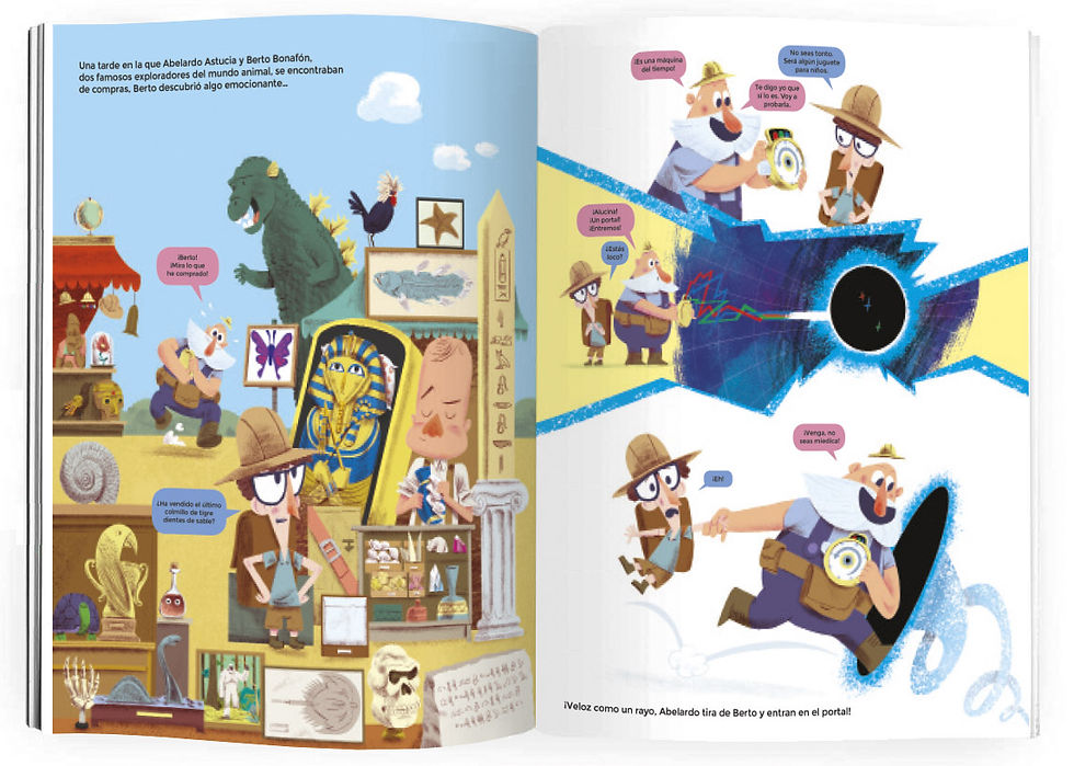 Miniatura: El gran salto al big bang de Abelardo y Berto