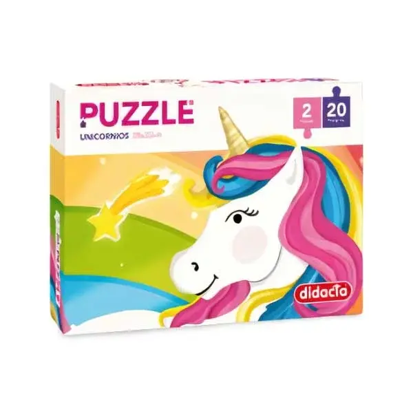 Puzzle Unicornio 2 X 20 Piezas