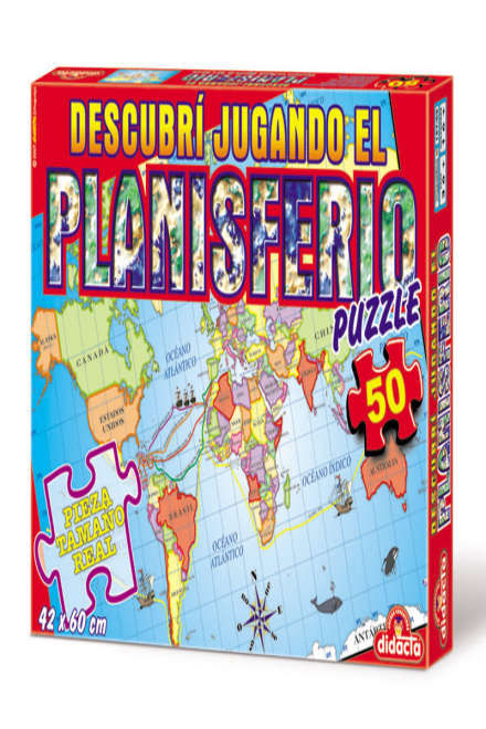 Maxi Puzzle - Planisferio