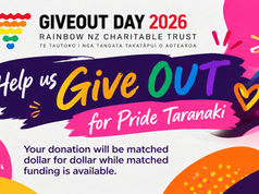 Help us Give OUT for Pride Taranaki 🌈