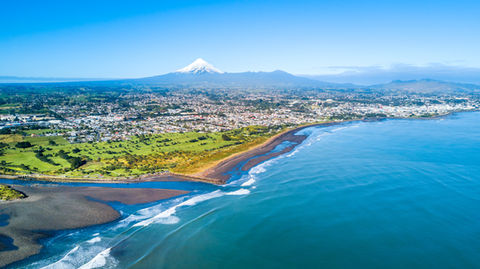 taranaki coast line