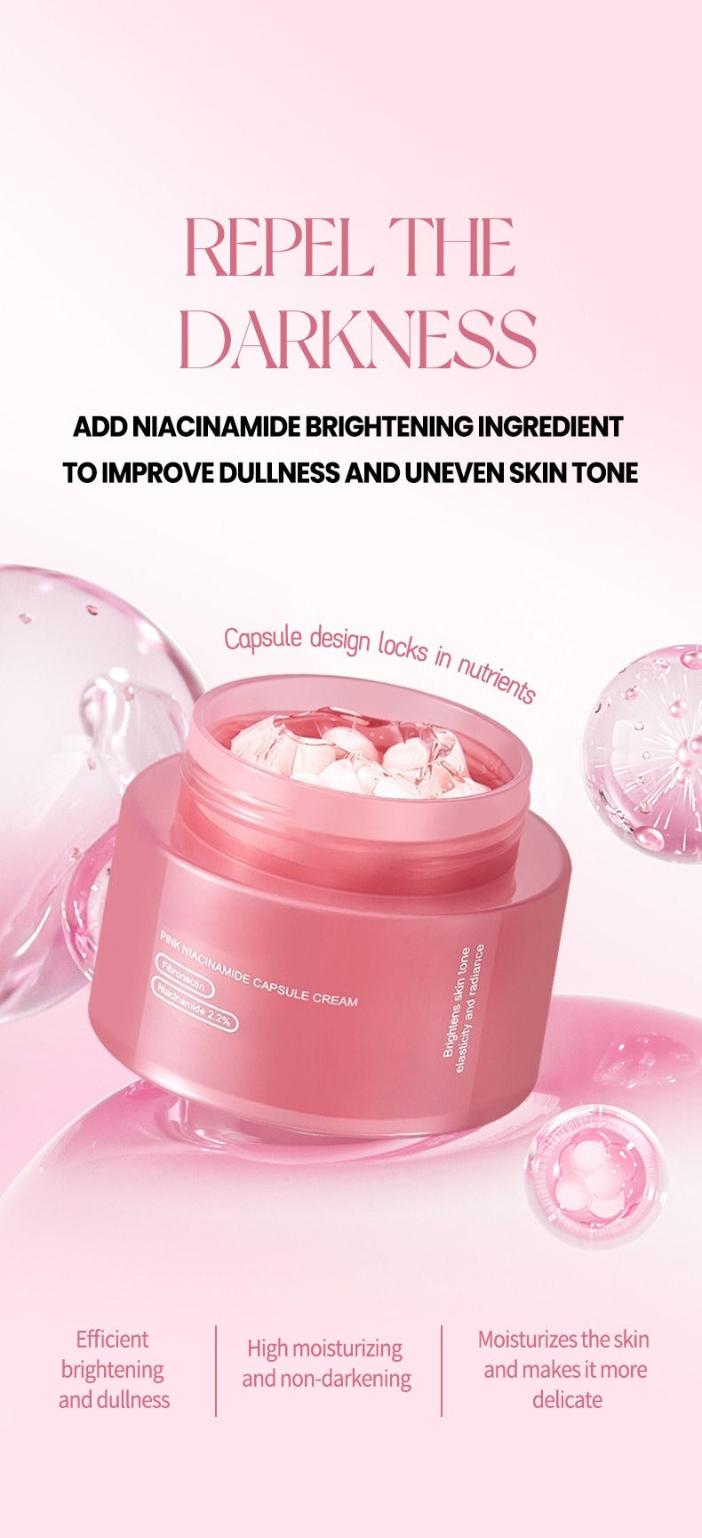 Thumbnail: Korean Pink Collagen PDRN Capsule Cream with Niacinamide