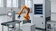 Modular components enhancing efficiency in optical manufacturing assembly line.