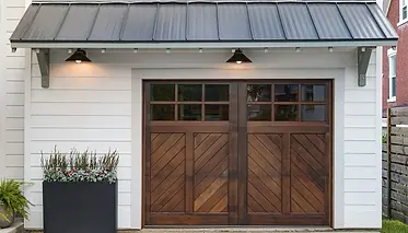 wood garage door