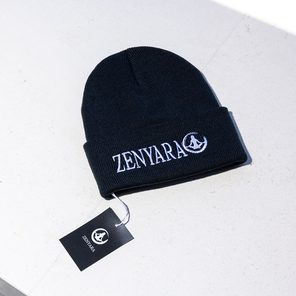 Thumbnail: Black Beanie Large Logo