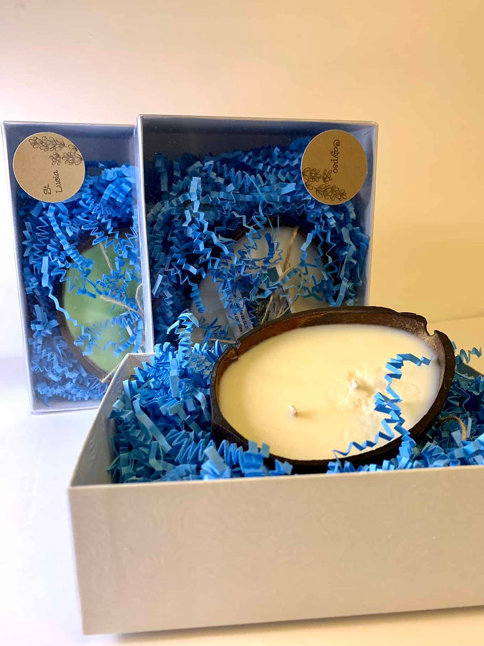 Thumbnail: Coconut Shell Hand Poured Candles (qty 1)