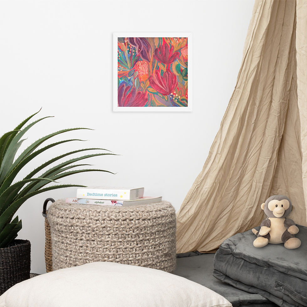 Thumbnail: QLD NATIVES Framed Poster