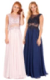 Prom Dress With Pockets Navy Teal Lilac Blush