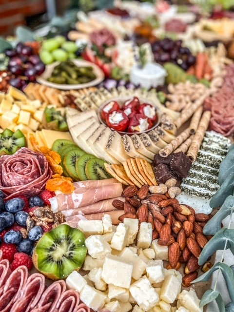 Arranged Food and Objects