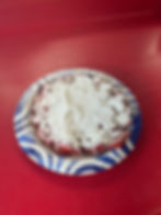 Red Velvet with cream cheese frosting