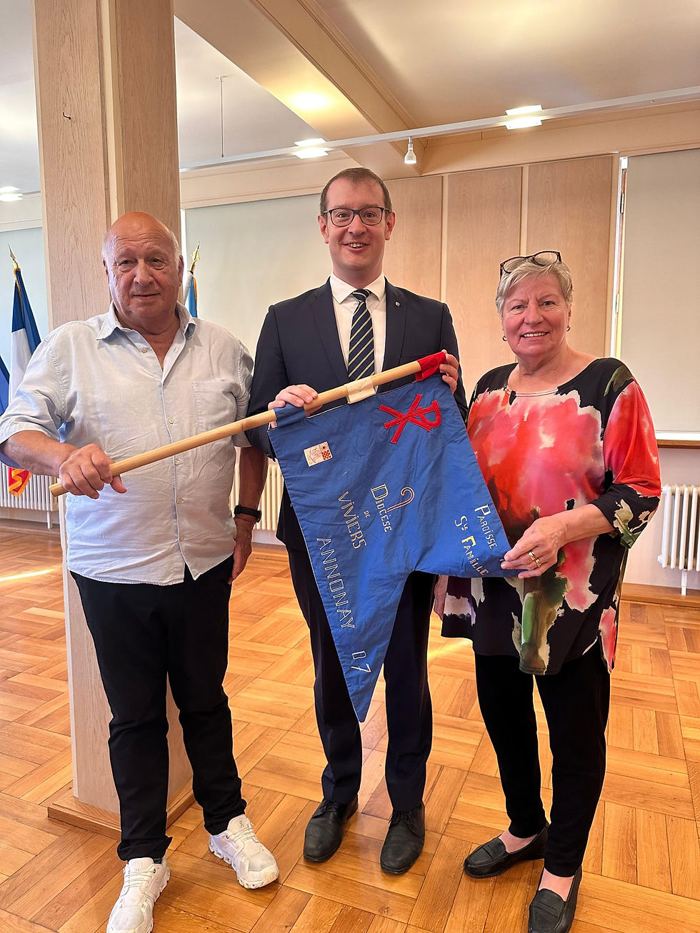 Pionniers d'Annonay empfangen