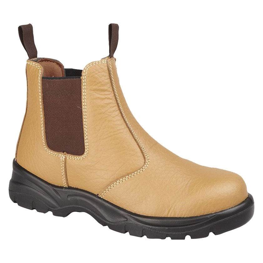 GRAFTERS Chelsea Safety Boot Tan
