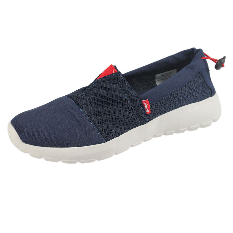 Thumbnail: Mens Wakai Slip On Boxed Canvas Shoes FM11903