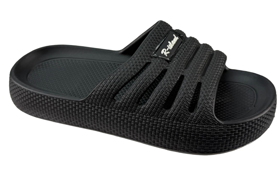 Thumbnail: Ladies Cushioned Padded Pool Sliders X14002