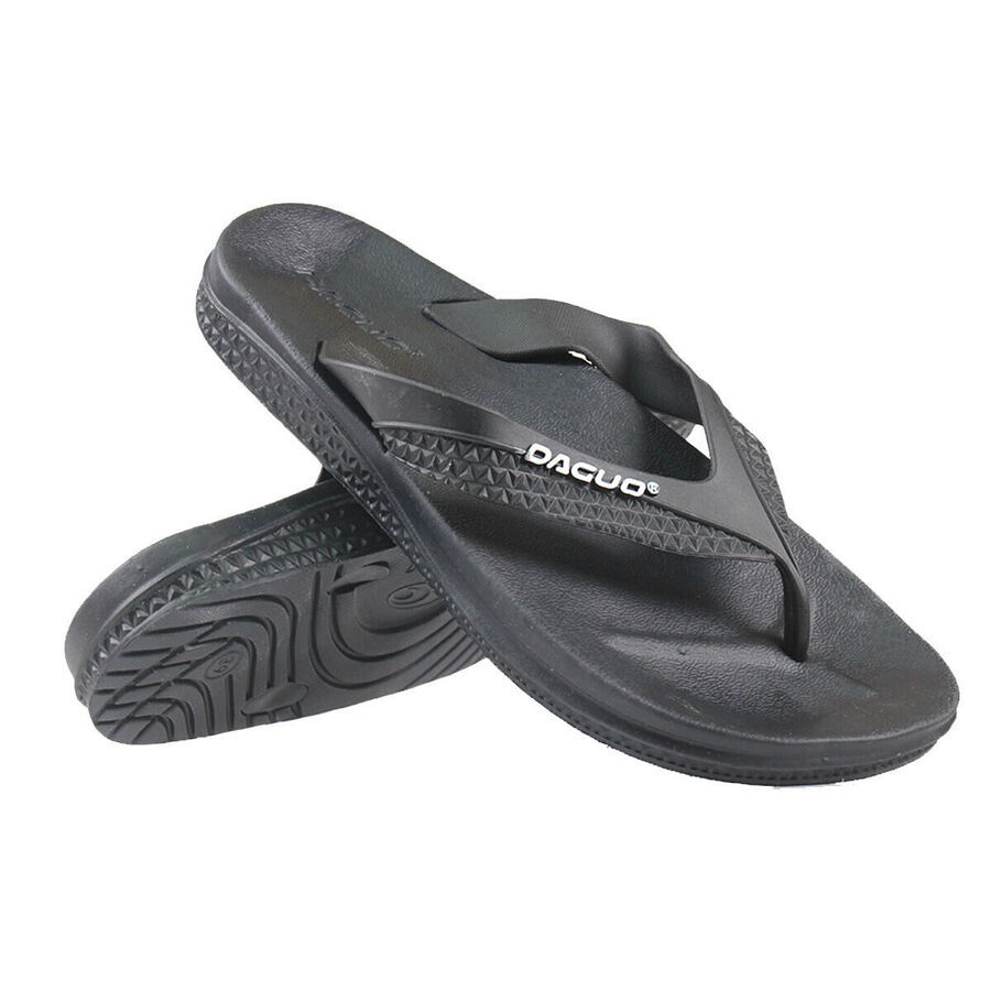 Thumbnail: Mens Daguo Toepost Comfort Padded Flip Flops 90556