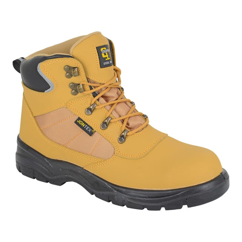 GRAFTERS Safety Waterproof Hiker Type Boot Honey