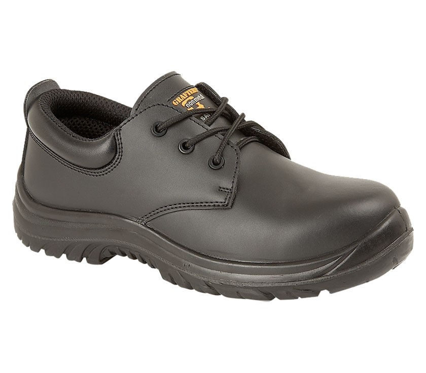 GRAFTERS Fully Composite Non-Metal Safety Shoe Black