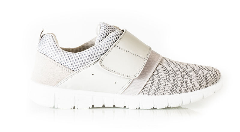 Mercury Ladies Velcro Lightweight Trainers Quito Grey 09111