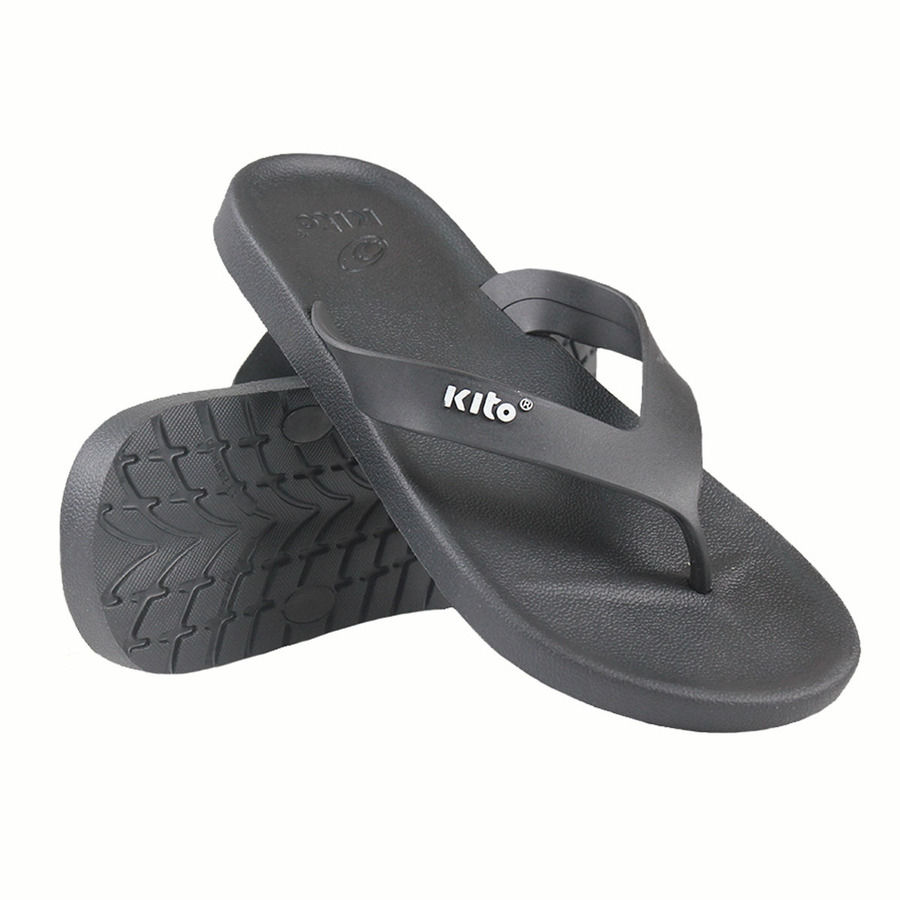 Thumbnail: Mens Daguo Toepost Comfort Padded Flip Flops 90550-1 Loose Sizes