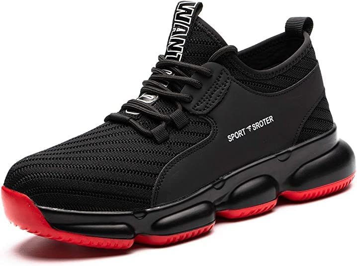 Thumbnail: Maxtoe Mens & Ladies Lightweight Mesh Steel Toecap Trainers 832