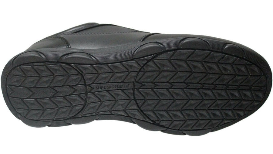 Thumbnail: US Brass Mens Lightweight Black Lace Up Shoes Harrow US500-M