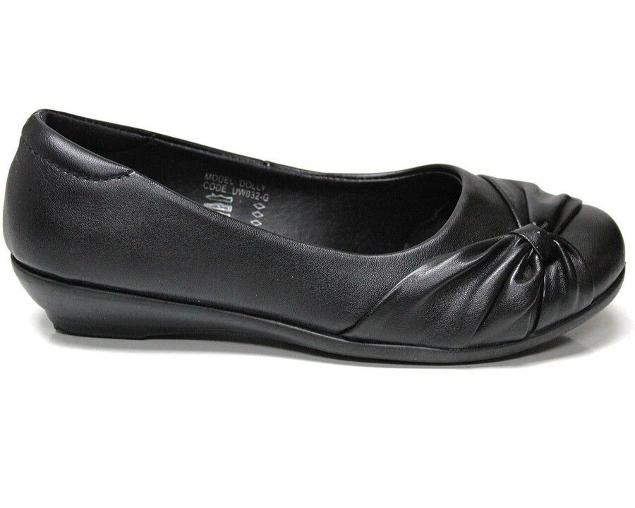 Thumbnail: US Brass Ladies Dolly Slip On Shoes UW028-L