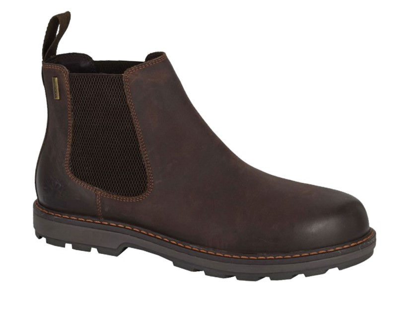WOODLAND Waterproof Twin Gusset Dealer Boot Brown