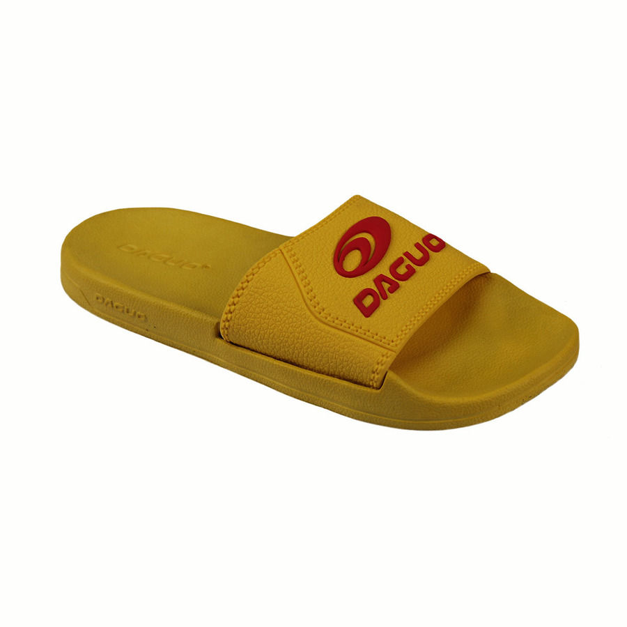 Junior Kids "Daguo" Yellow Summer Pool Sliders 90551