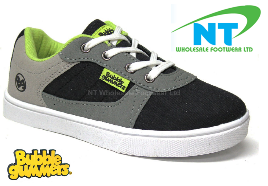 Infant Boys "Bubble Gummers" Canvas Trainers (Pollybag)