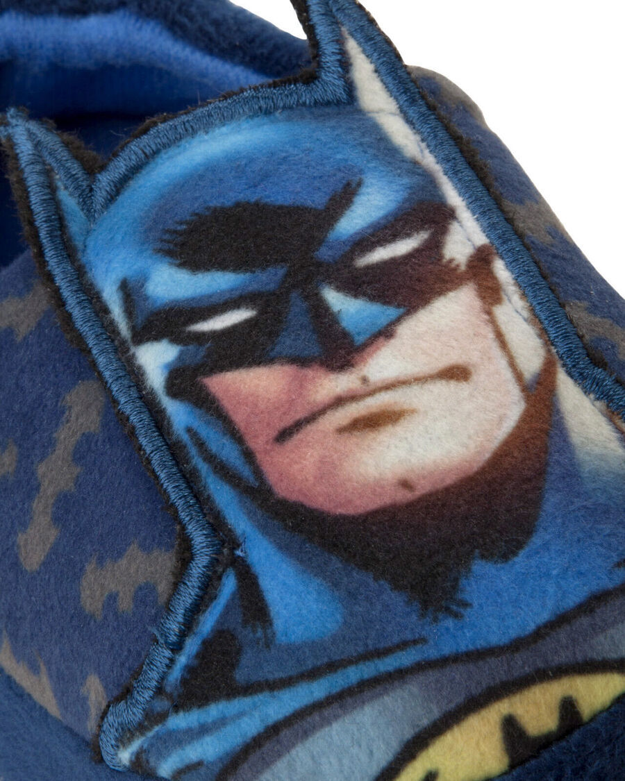 Thumbnail: Infant Boys Batman Salinger 3D Slip On Slippers In Blue