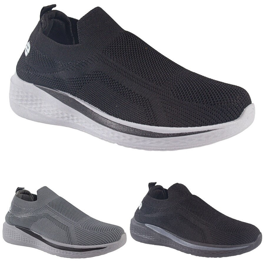 Mens Slip On Mesh Trainers HN125/6