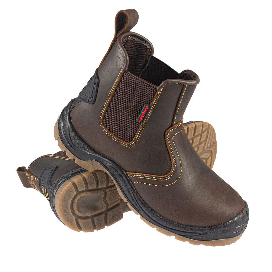 GLENSDALE LEATHER SOFT TOE CHELSEA DEALER BOOTS FH009
