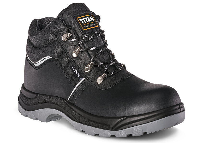 Titan Radebe Safety Leather Chukka Boots With Steel Toecap & Midsole