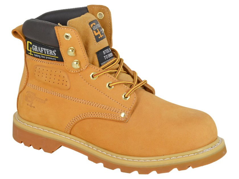 GRAFTERS Safety Boot Honey