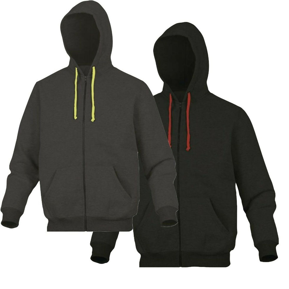 Thumbnail: Delta Plus Cento Full Length Zip Hooded Sweatshirt