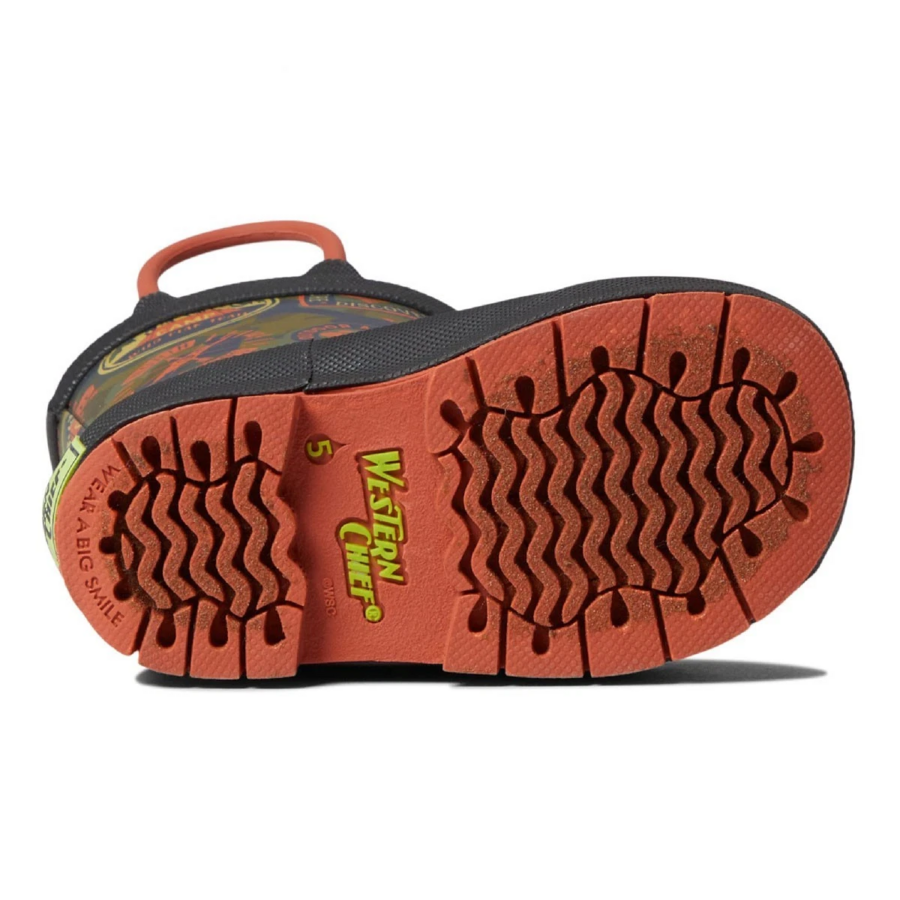 Thumbnail: Boys Western Chief Adventure Patch Furlined Wellingtons