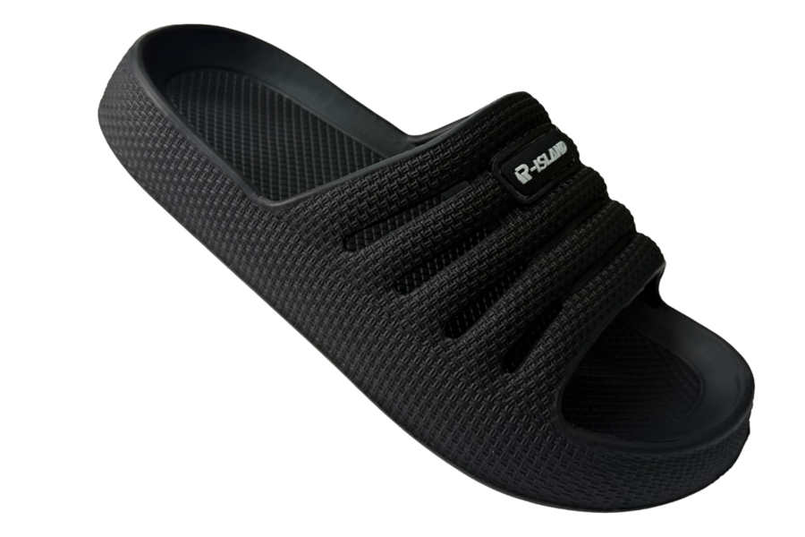 Thumbnail: Ladies Cushioned Padded Pool Sliders X14002