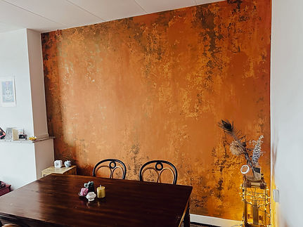 Antique aged wall vintage muur Wandjuweel Den Haag