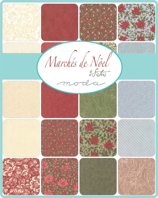 Thumbnail: Marches de Noel Layer Cake By 3 Sister Designs for Moda Fabrics