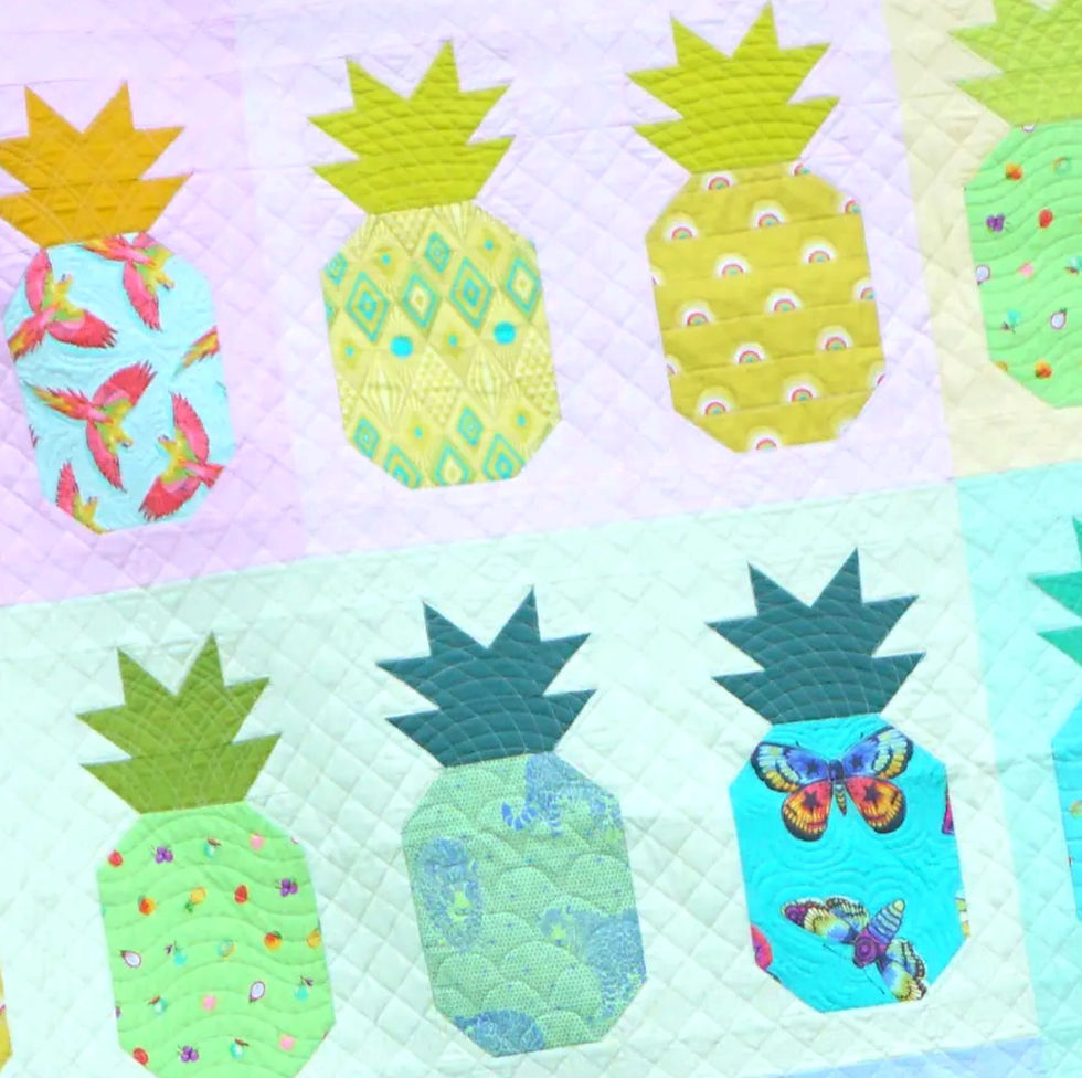 Thumbnail: Pining For You Quilt Kit Featuring Daydreamer by Tula Pink for FreeSpirit Fabric