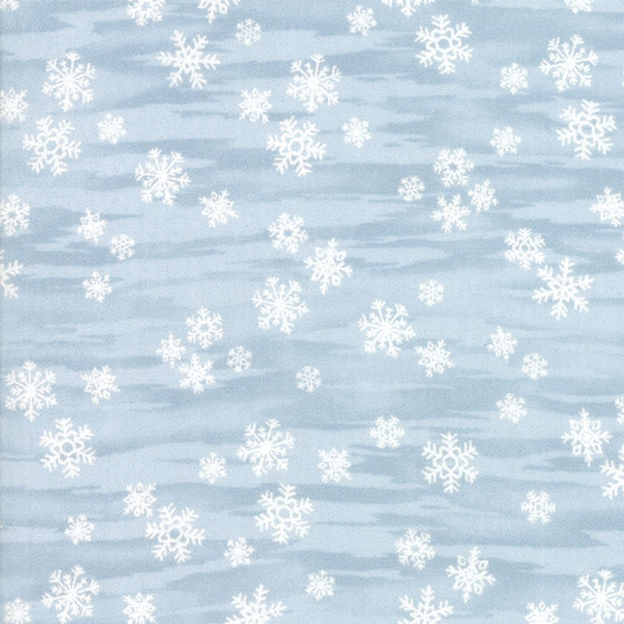 Thumbnail: Forest Frost Glitter Fav Snow By Moda Fabrics
